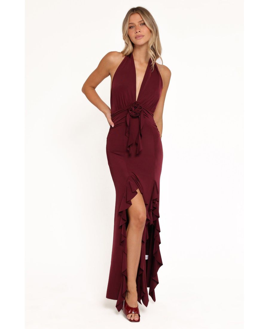 Женское длинное платье Leowna с завязками на шее Petal and Pup, Burgundy
Женское длинное платье Leowna с завязками на шее Petal and Pup, Burgundy