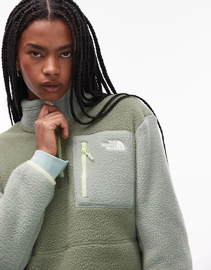 Флисовая кофта North Face Yumiori с застежкой-молнией 1/4 зеленого цвета
Флисовая кофта North Face Yumiori с застежкой-молнией 1/4 зеленого цвета
