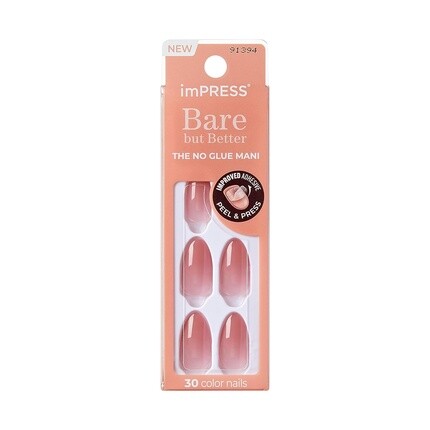 KISS imPRESS No Glue Mani Press-On Nails Serenity Medium Pink Almond Shape Impress
KISS imPRESS No Glue Mani Press-On Nails Serenity Medium Pink Almond Shape Impress