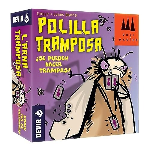 La Polilla Tramposa, английская версия, настольная игра, Девир DEVI
La Polilla Tramposa, английская версия, настольная игра, Девир DEVI