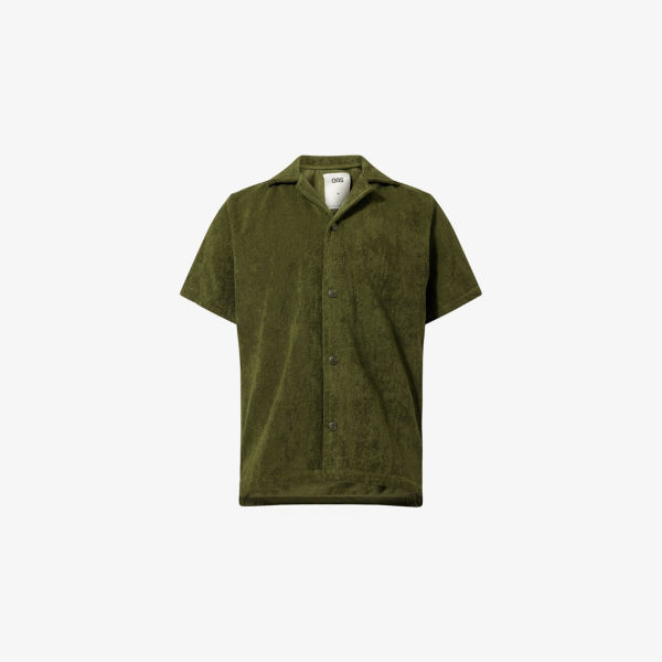 Рубашка Oas хлопковая махровая, зеленый
Рубашка Oas хлопковая махровая, зеленый