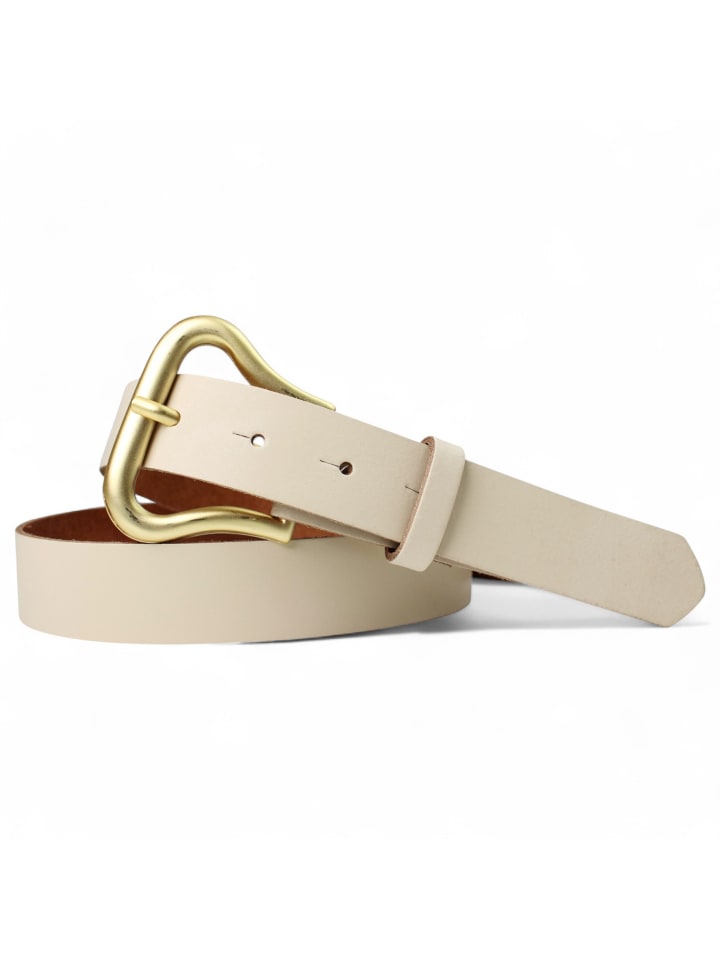 Женский кожаный ремень, золото в кремовом цвете FRONHOFER
Женский кожаный ремень, золото в кремовом цвете FRONHOFER