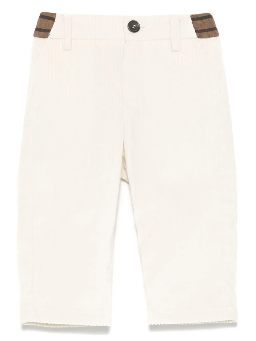 Вельветовые брюки FENDI KIDS, нейтральный 
Вельветовые брюки FENDI KIDS, нейтральный