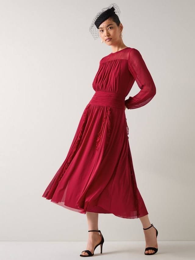 Платье миди с длинными рукавами и круглым вырезом L.K.Bennett
Платье миди с длинными рукавами и круглым вырезом L.K.Bennett