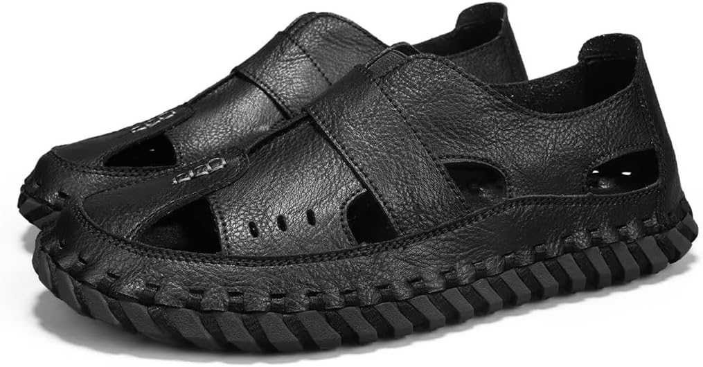 Мужские сандалии Purfitall из кожи, пляжные сандалии для мужчин, закрытый носок, водонепроницаемые кроссовки, повседневные летние нескользящие сандалии для прогулок, походов и рыбалки, черный
Мужские сандалии Purfitall из кожи, пляжные сандалии для мужчин, закрытый носок, водонепроницаемые кроссовки, повседневные летние нескользящие сандалии для прогулок, походов и рыбалки, черный