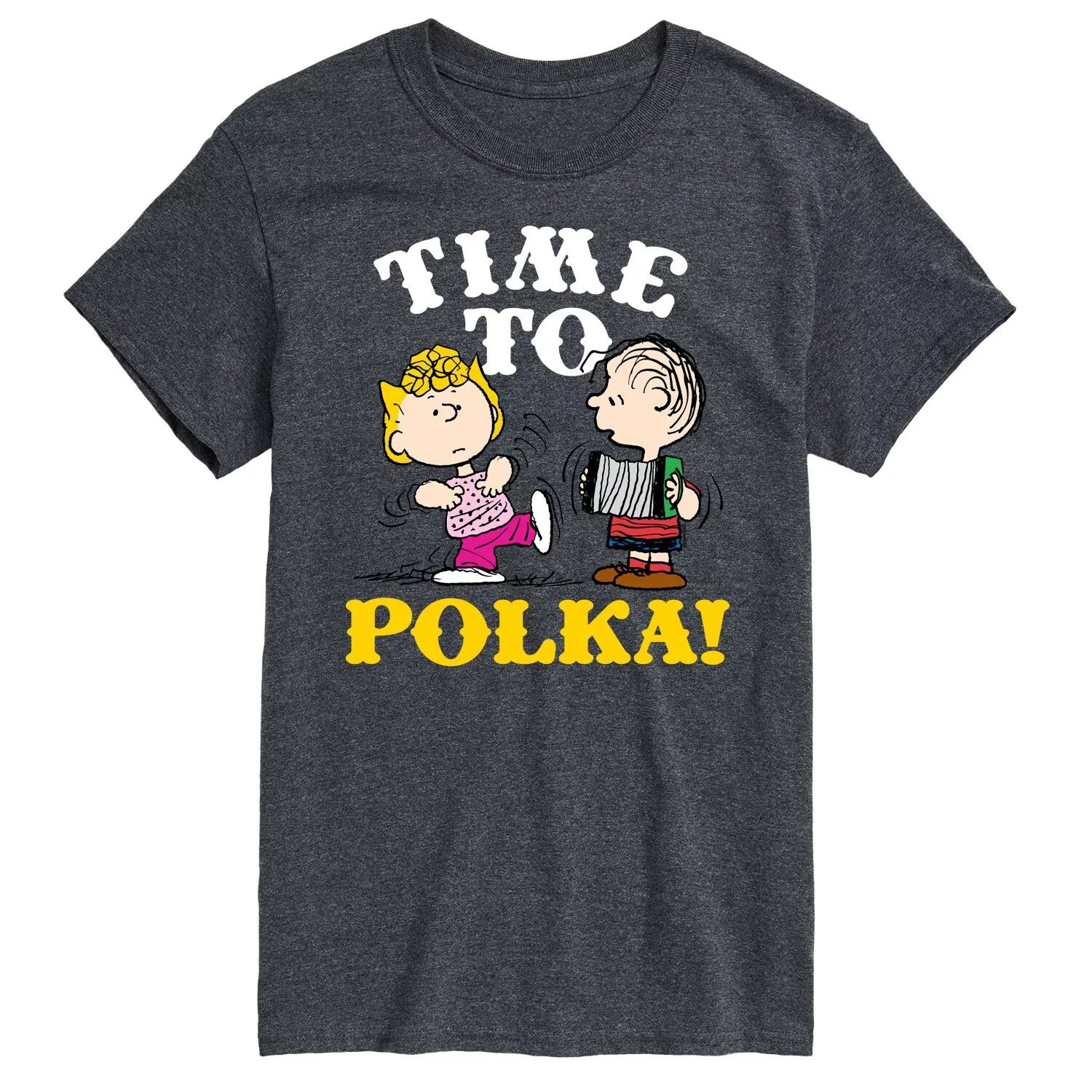 Футболка в горошек Big & Tall Peanuts Time To Licensed Character, серый
Футболка в горошек Big & Tall Peanuts Time To Licensed Character, серый