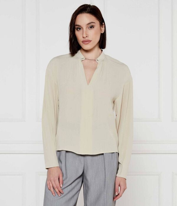 Блузка женская Patrizia Pepe с цепочкой из вискозы, бежевый
Блузка женская Patrizia Pepe с цепочкой из вискозы, бежевый