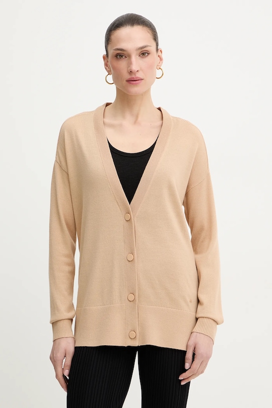 Кардиган из шерсти Armani Exchange, бежевый
Кардиган из шерсти Armani Exchange, бежевый