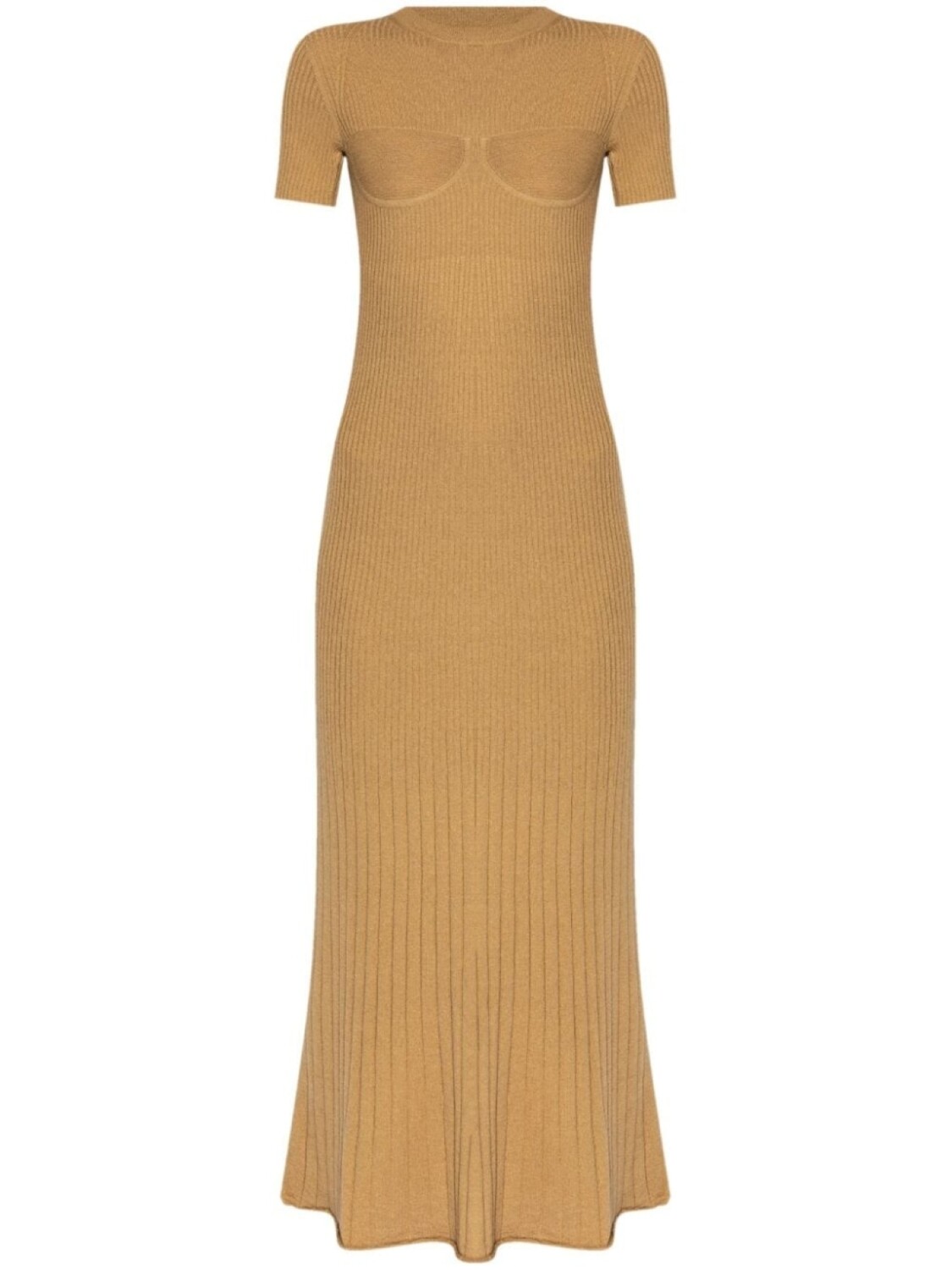 Max Mara платье макси в рубчик, коричневый
Max Mara платье макси в рубчик, коричневый