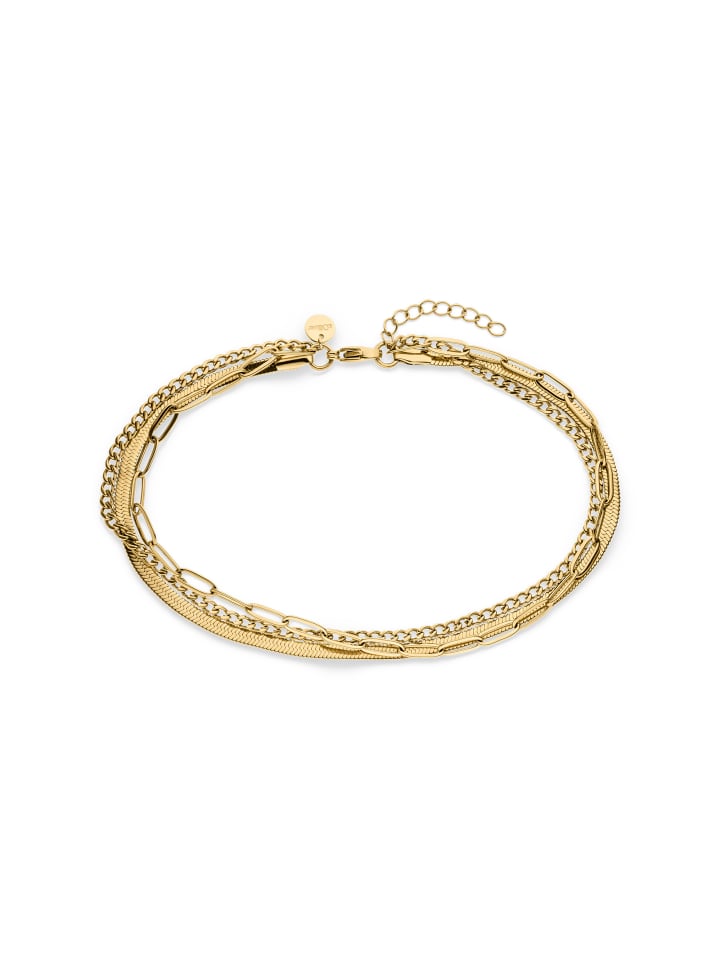 s.Oliver Многослойный браслет на лодыжку из нержавеющей стали с золотым покрытием
s.Oliver Многослойный браслет на лодыжку из нержавеющей стали с золотым покрытием