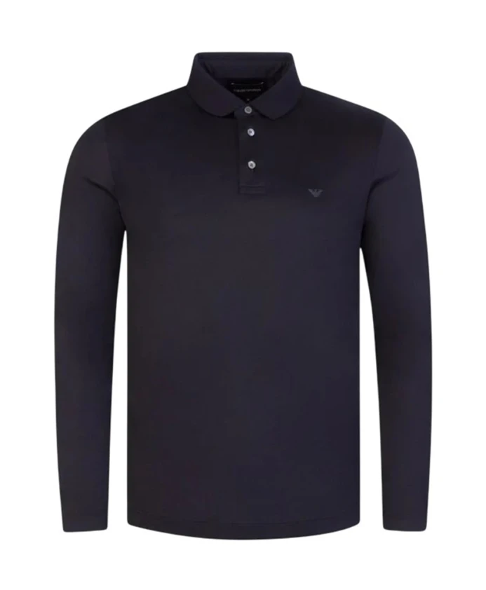 Рубашка-Поло с длинными рукавами Emporio Armani, синий
Рубашка-Поло с длинными рукавами Emporio Armani, синий
