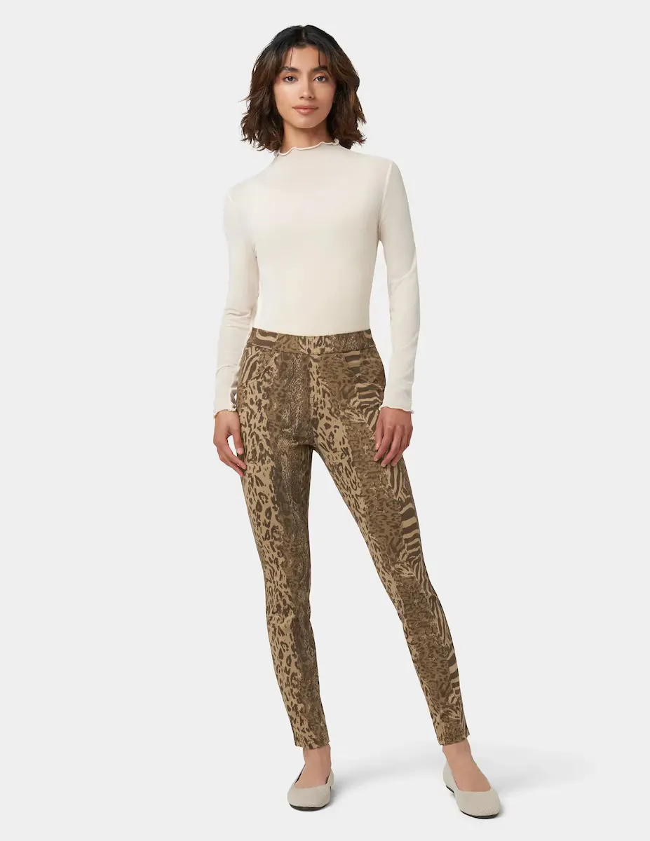 Женские облегающие леггинсы с высокой талией и анималистичным принтом Hue, светло-коричневый
Женские облегающие леггинсы с высокой талией и анималистичным принтом Hue, светло-коричневый