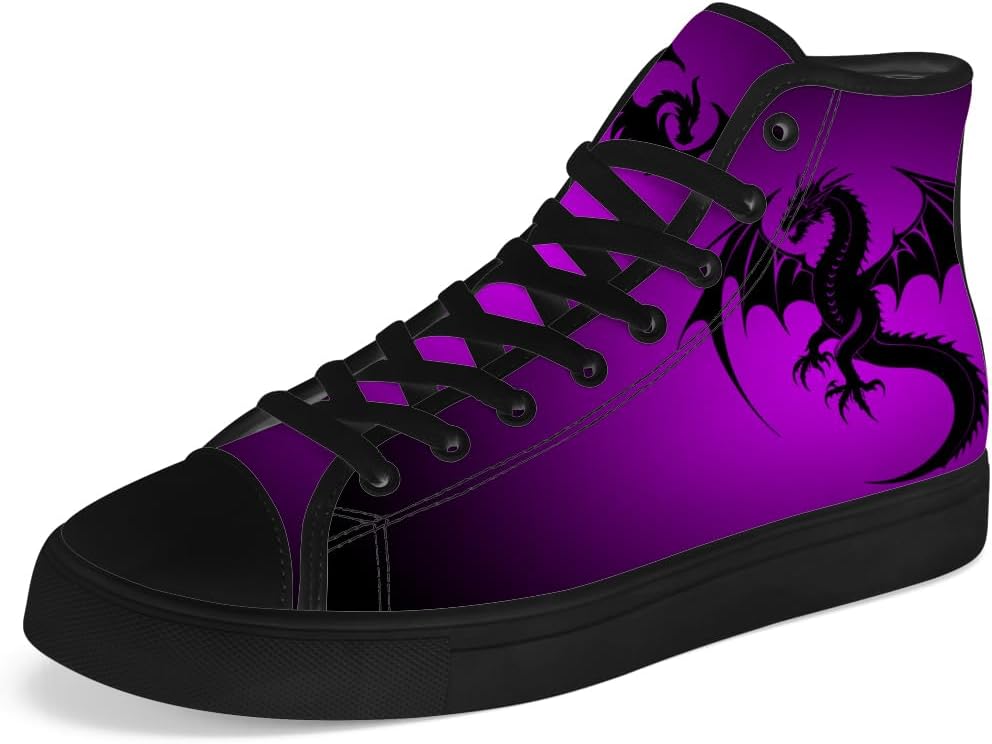 Женские и мужские высокие кеды на шнуровке Dragon, повседневные кроссовки высокой посадки, подарок для мальчиков и парней Chebing, пурпурный
Женские и мужские высокие кеды на шнуровке Dragon, повседневные кроссовки высокой посадки, подарок для мальчиков и парней Chebing, пурпурный