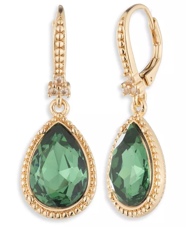Серьги-Капли из стеклянного камня эринит Marchesa, green/gold
Серьги-Капли из стеклянного камня эринит Marchesa, green/gold