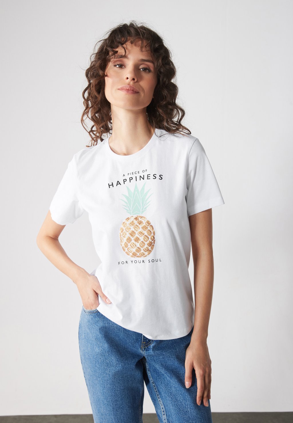 Футболка с принтом Anna Field, белый
Футболка с принтом Anna Field, белый