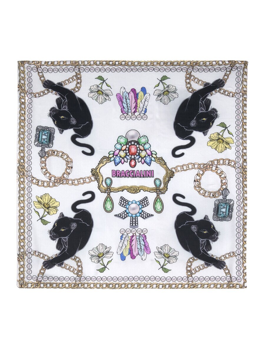 Шарф Braccialini Scarf, белый 
Шарф Braccialini Scarf, белый