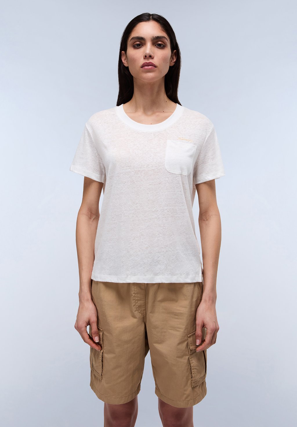 Базовая футболка S-ETE W Napapijri, белый
Базовая футболка S-ETE W Napapijri, белый