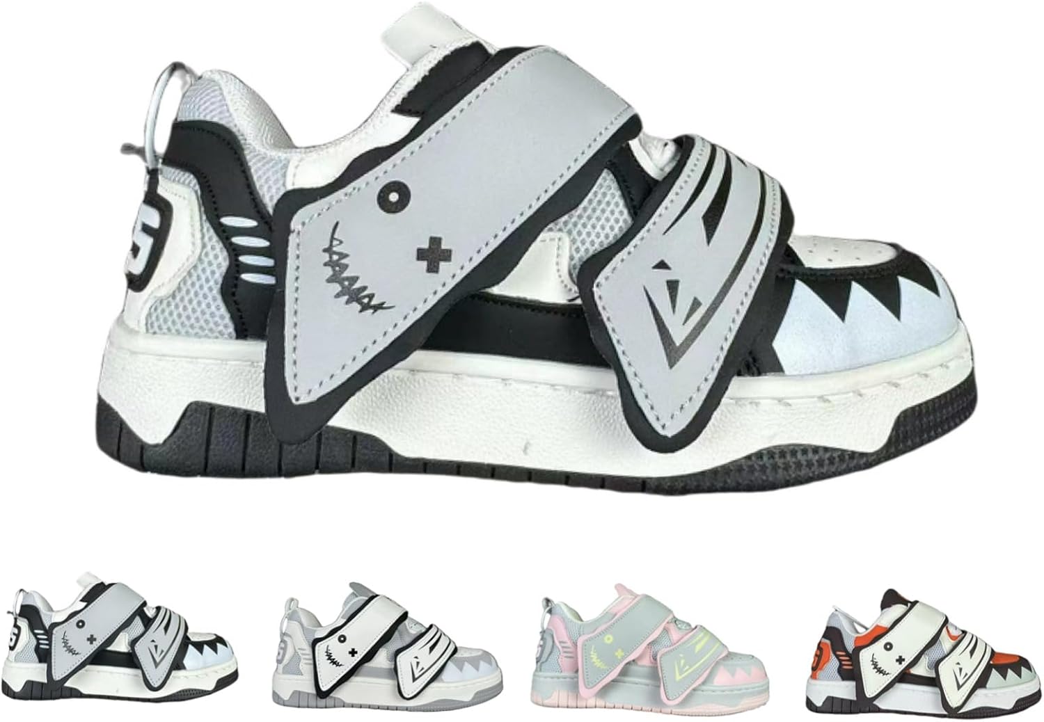 MACEFIL Y2K милые массивные платформенные кроссовки для мужчин, ретро, с мультяшным дизайном, дышащие, легкие, повседневные, уличные, скейтбордические обувь, белый
MACEFIL Y2K милые массивные платформенные кроссовки для мужчин, ретро, с мультяшным дизайном, дышащие, легкие, повседневные, уличные, скейтбордические обувь, белый