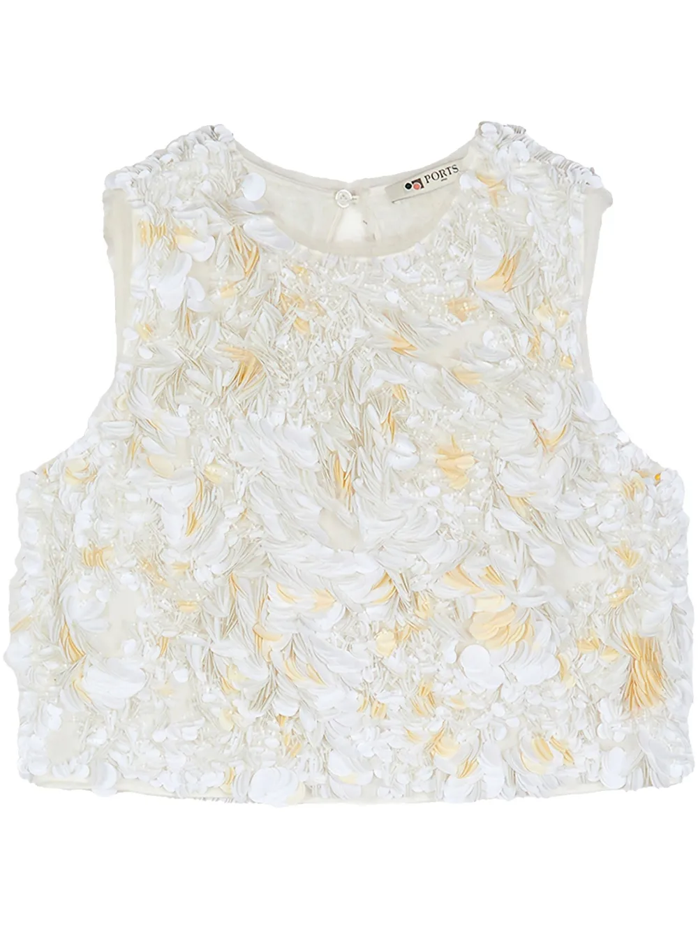 Топ с цветочной аппликацией Ports 1961, белый
Топ с цветочной аппликацией Ports 1961, белый