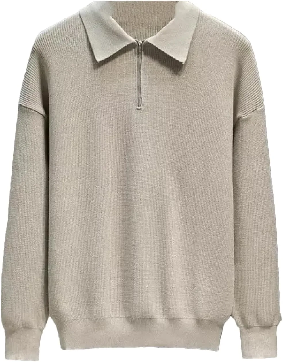 Мужской повседневный пуловер с полумолнией и отложным воротником UIOKLMJH
Мужской повседневный пуловер с полумолнией и отложным воротником UIOKLMJH