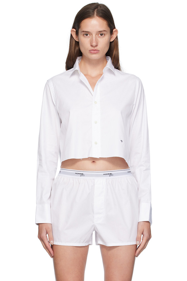 Короткая рубашка Hommegirls, белый
Короткая рубашка Hommegirls, белый