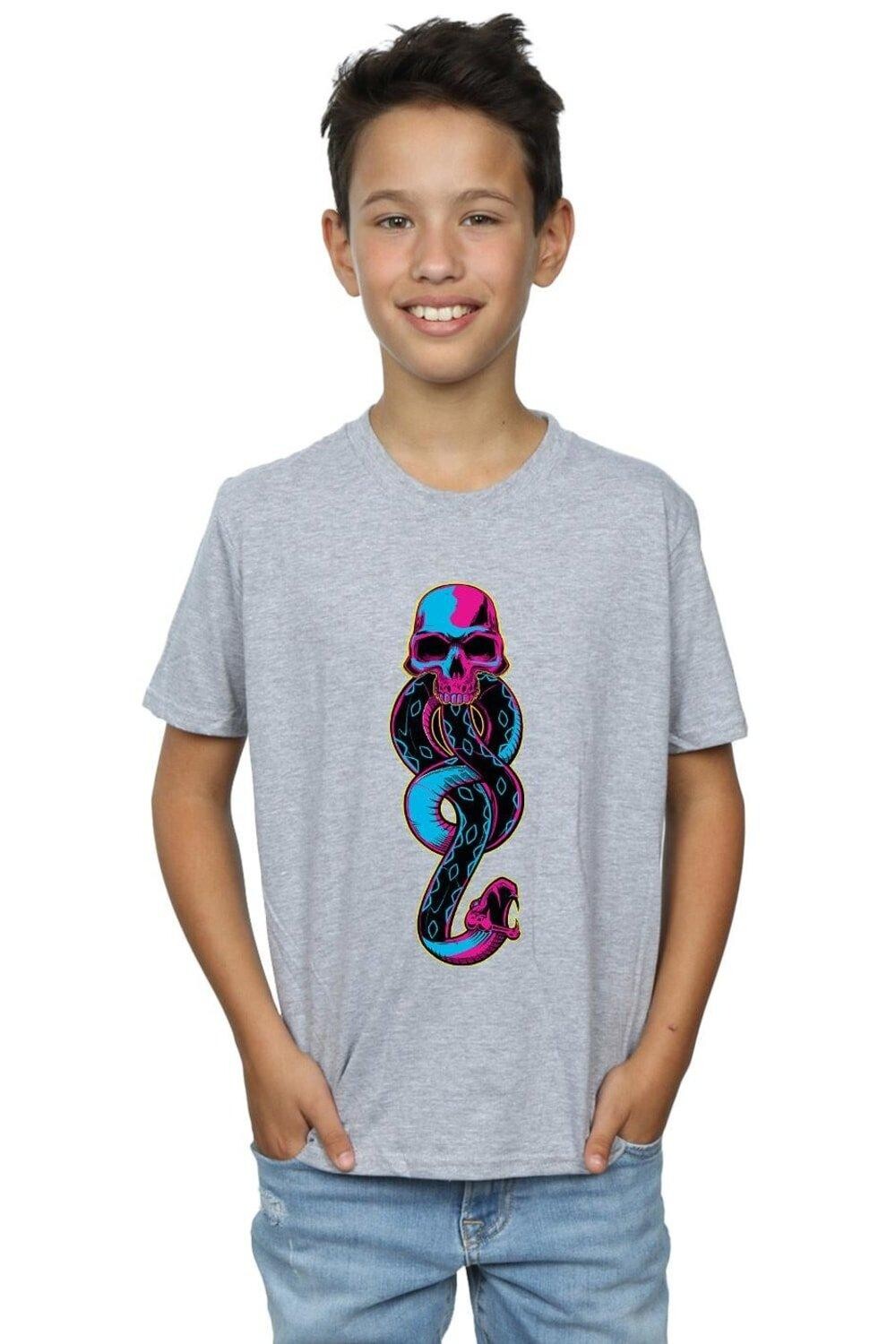 Неоновая футболка с темной меткой Harry Potter, серый
Неоновая футболка с темной меткой Harry Potter, серый