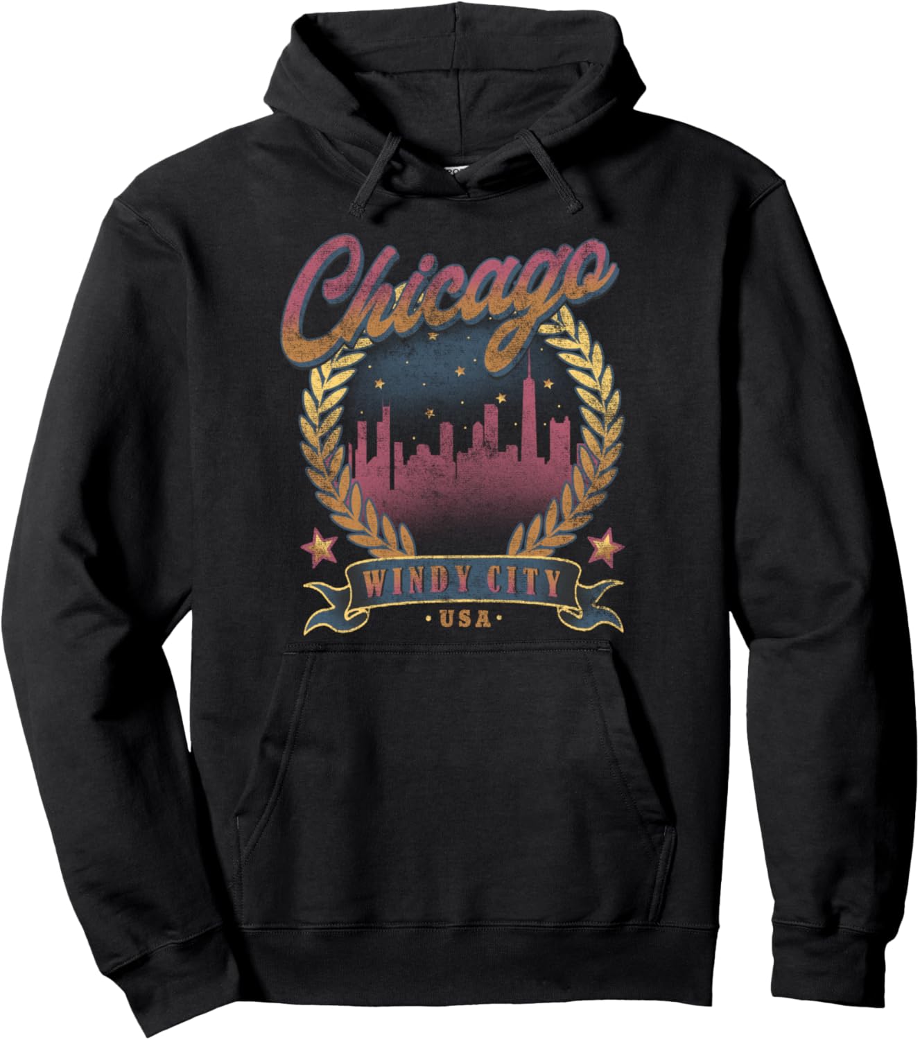 Толстовка Chicago Windy City Nightline Scene Seal Hoodie, черная Trendy Apparel
Толстовка Chicago Windy City Nightline Scene Seal Hoodie, черная Trendy Apparel