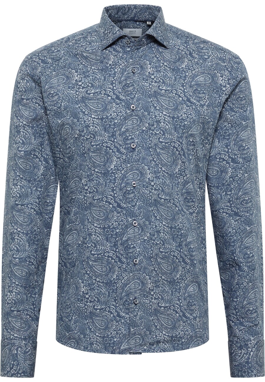 Рубашка делового кроя Slim Fit ETERNA, темно-синий
Рубашка делового кроя Slim Fit ETERNA, темно-синий