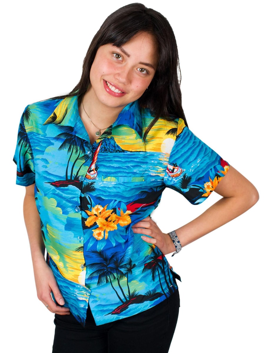Блуза King Kameha Surf, бирюзовый
Блуза King Kameha Surf, бирюзовый