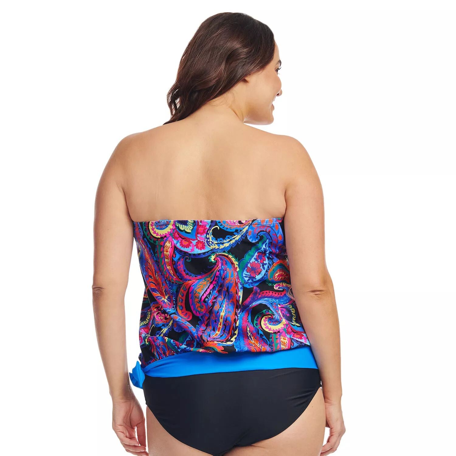 Плюс размер Mazu Тропическая флора Драпированный блузон Танкини Купальник-топ Mazu Swim, синий
Плюс размер Mazu Тропическая флора Драпированный блузон Танкини Купальник-топ Mazu Swim, синий