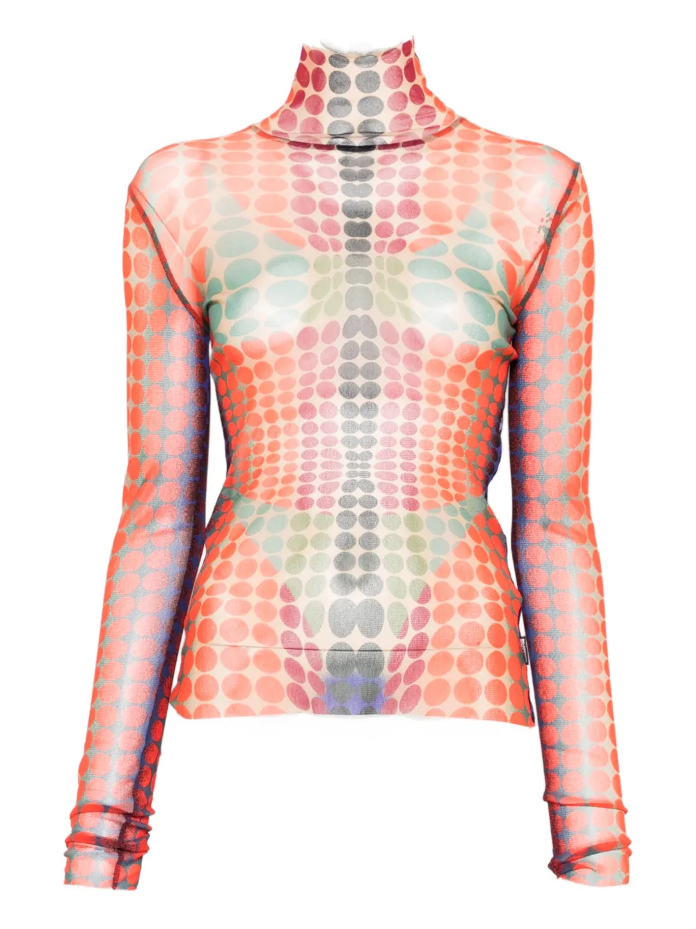 Топ с узором Jean Paul Gaultier, оранжевый
Топ с узором Jean Paul Gaultier, оранжевый