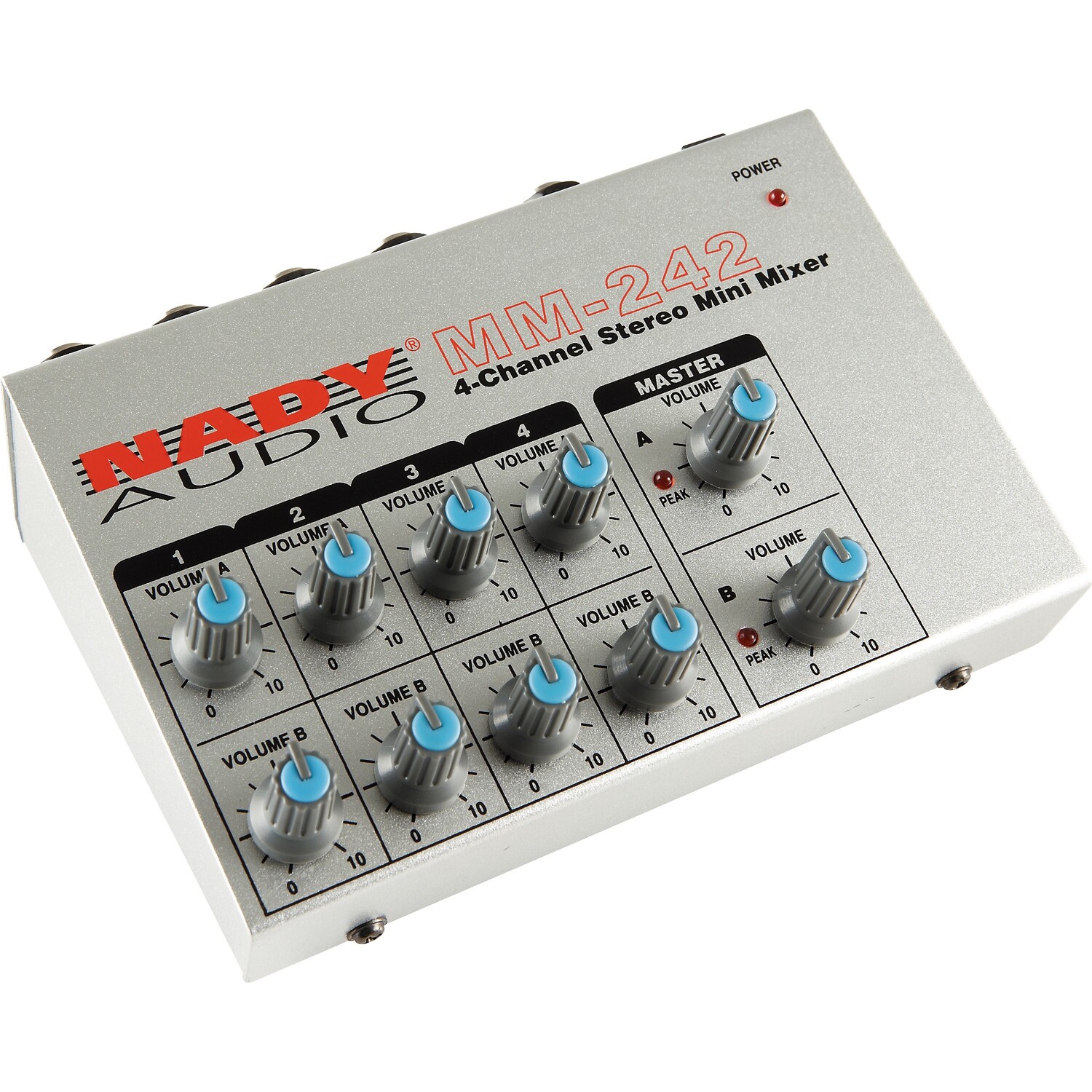 Nady MM-242 4-канальный мини-микшер
Nady MM-242 4-канальный мини-микшер