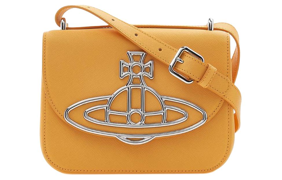 Кожаная сумка через плечо Vivienne Westwood желтая
Кожаная сумка через плечо Vivienne Westwood желтая