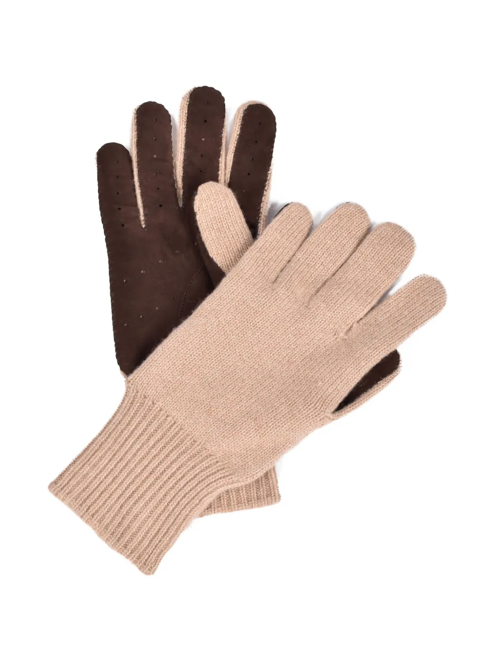 Перчатки с кожаными вставками Brunello Cucinelli, нейтральный
Перчатки с кожаными вставками Brunello Cucinelli, нейтральный