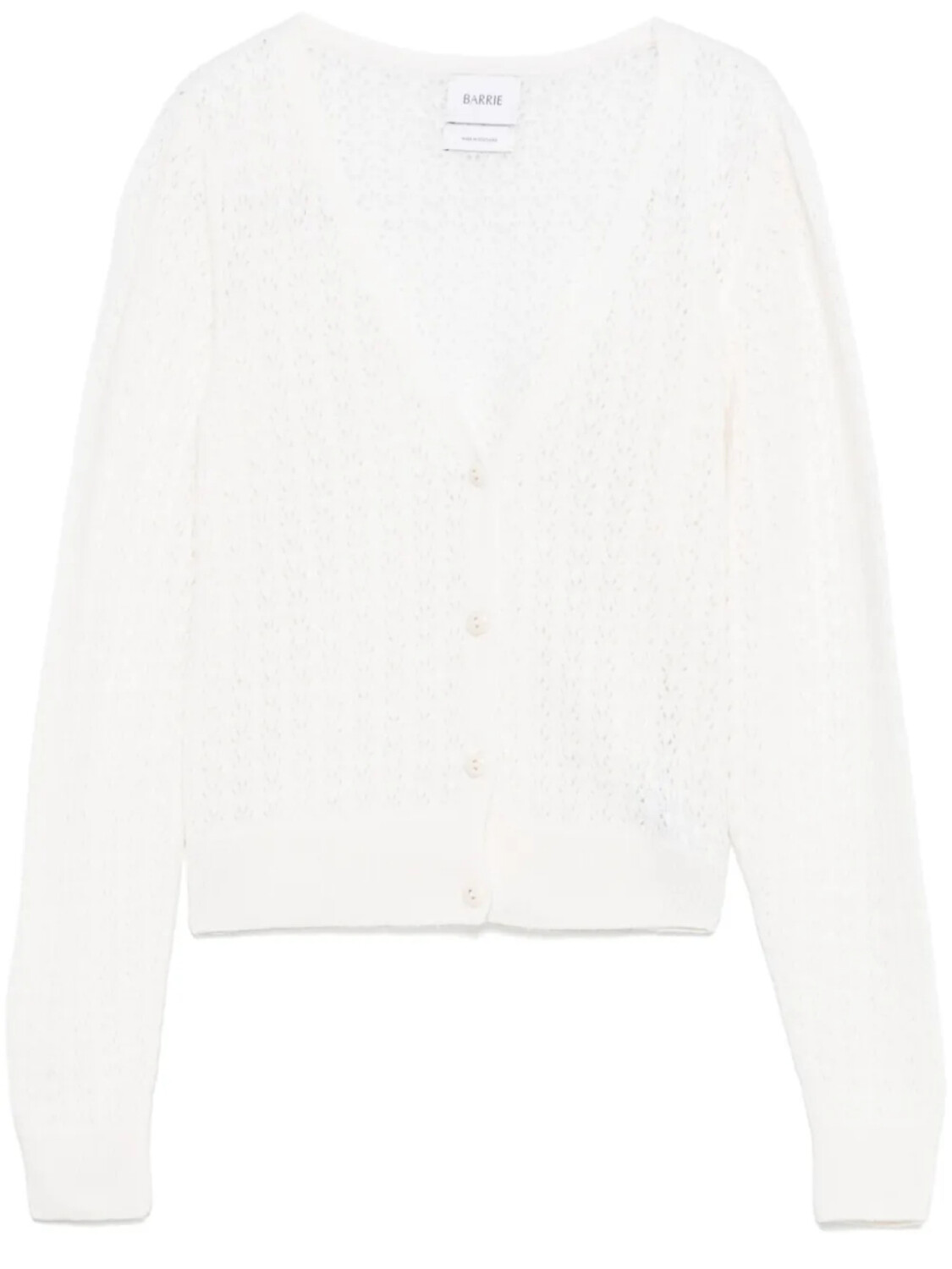 Barrie кашемировый кардиган, белый
Barrie кашемировый кардиган, белый