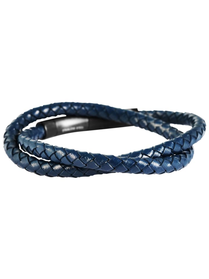 Adeliás Мужской браслет - кожаный браслет-обмотка, 43 см, синий
Adeliás Мужской браслет - кожаный браслет-обмотка, 43 см, синий