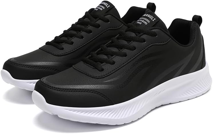 Мужские повседневные кроссовки с круглым носком из кожи на шнуровке, низкие, легкие, с нескользящей подошвой, подходят для ежедневной носки, прогулок, игры в бадминтон и теннис Igzbibg, белый
Мужские повседневные кроссовки с круглым носком из кожи на шнуровке, низкие, легкие, с нескользящей подошвой, подходят для ежедневной носки, прогулок, игры в бадминтон и теннис Igzbibg, белый