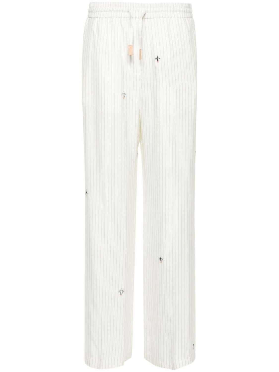 Брюки в тонкую полоску из коллаборации с Suna Fujita LOEWE, белый
Брюки в тонкую полоску из коллаборации с Suna Fujita LOEWE, белый