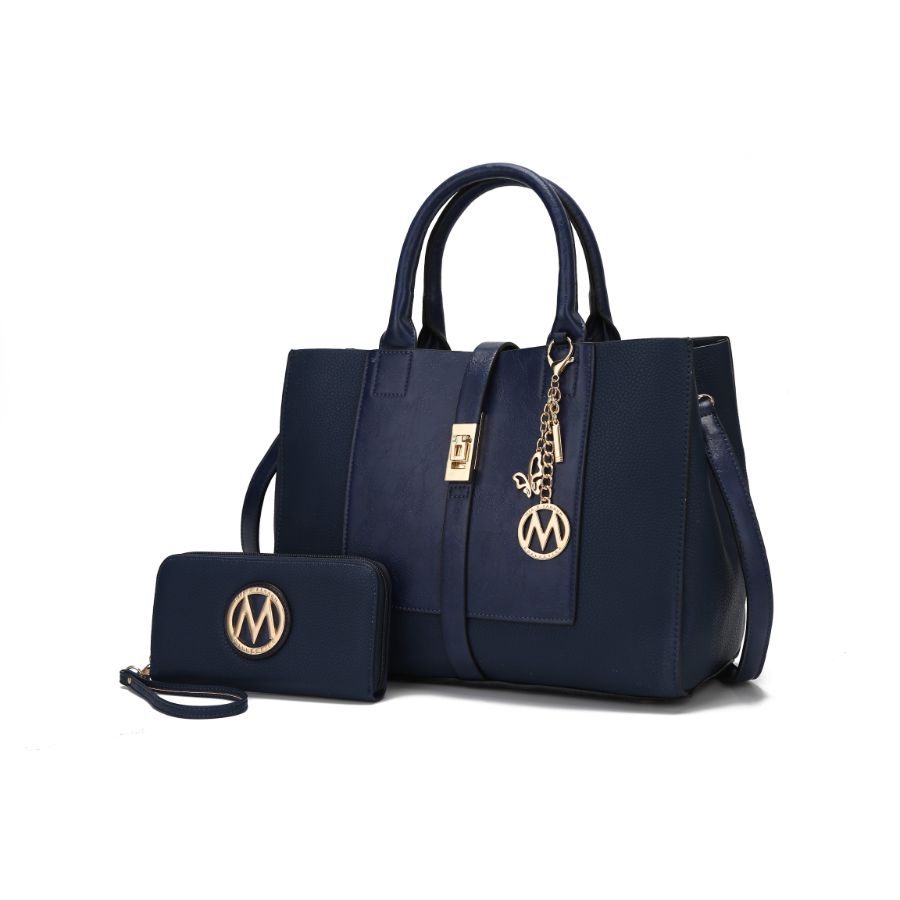 Сумка-портфель Yola Satchel с кошельком MKF Collection By Mia K., темно-синий
Сумка-портфель Yola Satchel с кошельком MKF Collection By Mia K., темно-синий