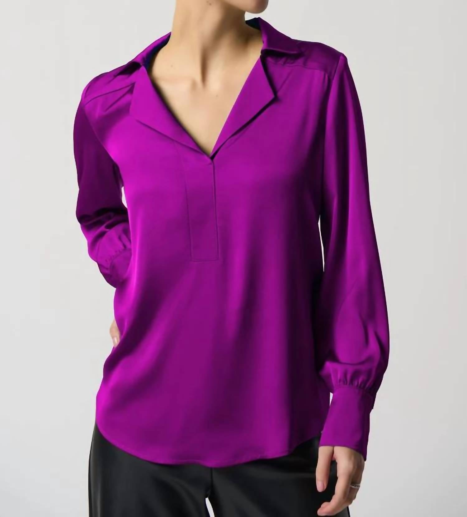 Топ с зазубренным воротником в роскоши Joseph Ribkoff, цвет opulence
Топ с зазубренным воротником в роскоши Joseph Ribkoff, цвет opulence