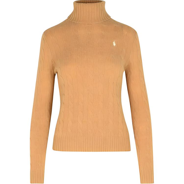 Вязаный свитер с воротником-стойкой Polo Ralph Lauren, коричневый
Вязаный свитер с воротником-стойкой Polo Ralph Lauren, коричневый