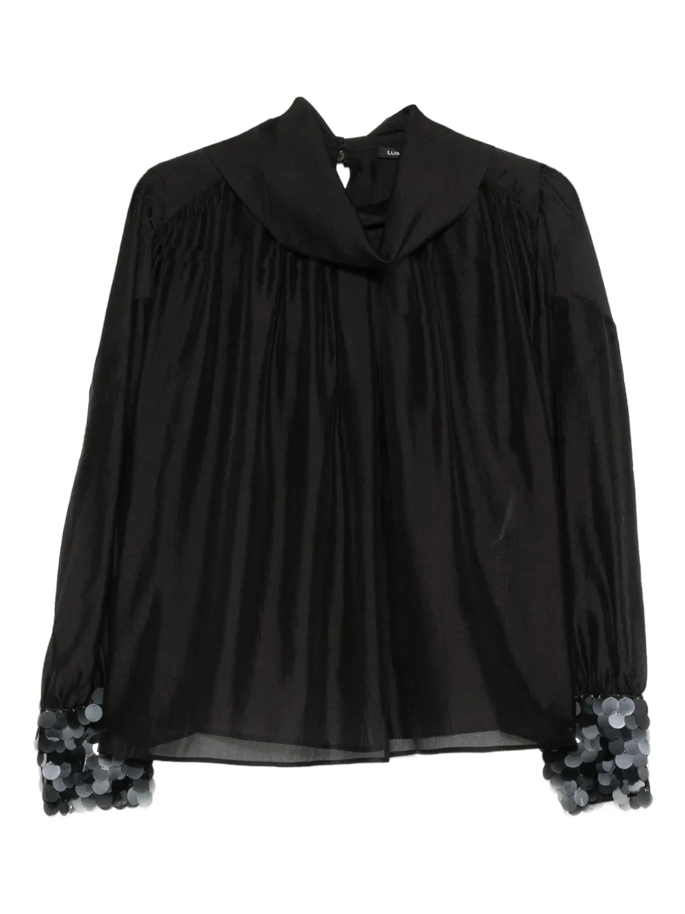 Топ с пайетками на манжетах Luisa Cerano, черный
Топ с пайетками на манжетах Luisa Cerano, черный