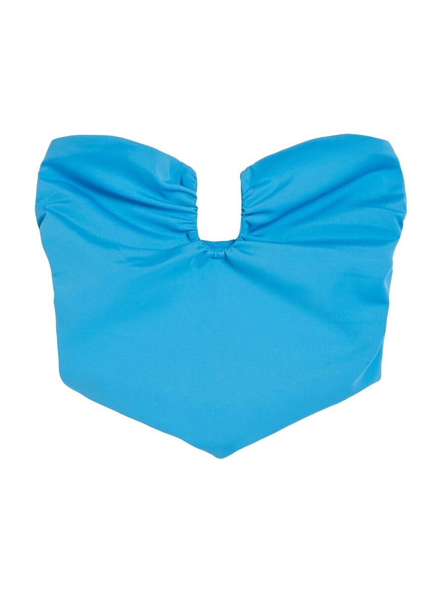 Топ Bershka, лазурный 
Топ Bershka, лазурный