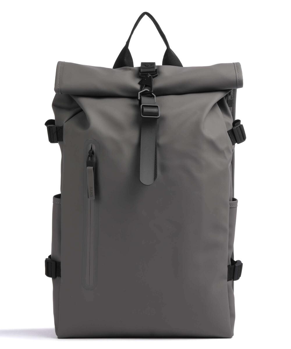 Большой рюкзак с закругленной крышкой Rains, серый
Большой рюкзак с закругленной крышкой Rains, серый