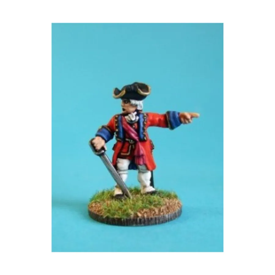 Британский регулярный офицер, French & Indian War 1754-1763 (28mm)
Британский регулярный офицер, French & Indian War 1754-1763 (28mm)