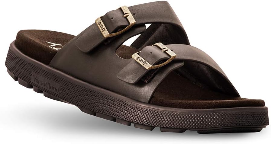 Мужские сандалии Gravity Defyer G-Defy Heston из кожи - многоуровневые стельки VersoCloud с амортизирующей системой для восстановления после нагрузок, коричневый
Мужские сандалии Gravity Defyer G-Defy Heston из кожи - многоуровневые стельки VersoCloud с амортизирующей системой для восстановления после нагрузок, коричневый