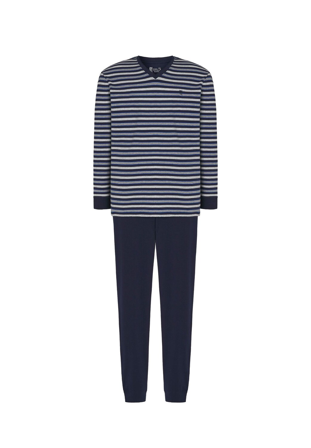 Мужская пижама Длинная трикотажная полоска с v-образным вырезом серая El Búho NOCTURNO, серый
Мужская пижама Длинная трикотажная полоска с v-образным вырезом серая El Búho NOCTURNO, серый