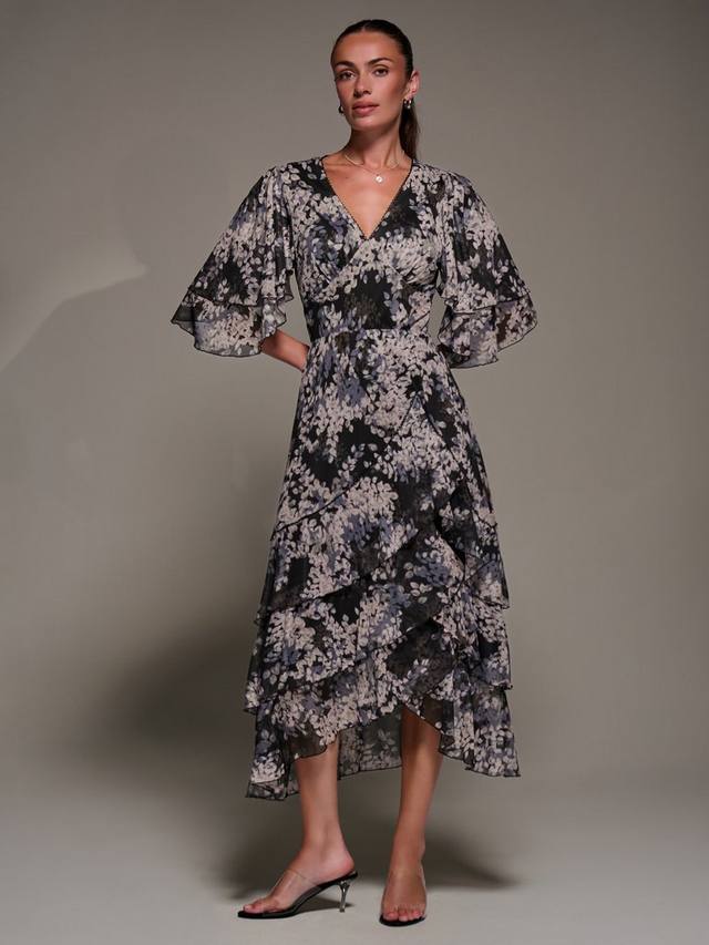 Платье с рюшами и сеткой Jolie Moi, Black
Платье с рюшами и сеткой Jolie Moi, Black