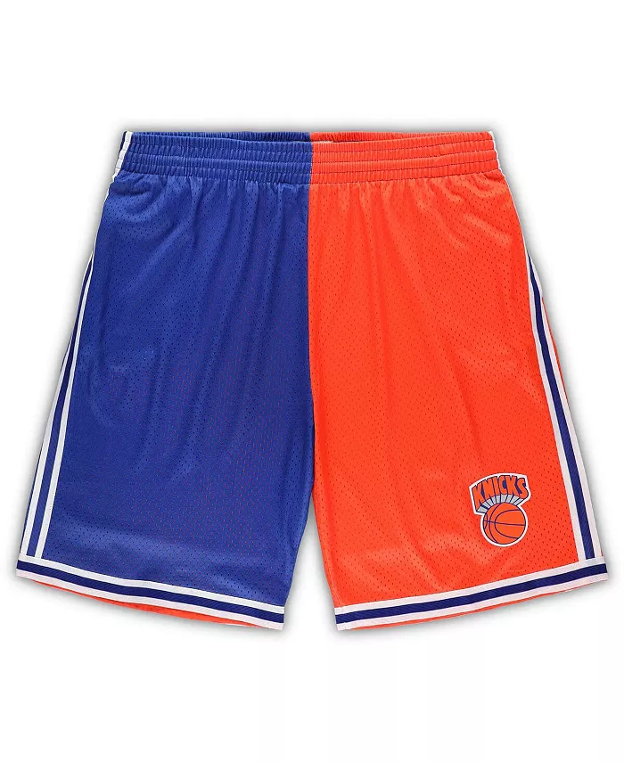 Мужские шорты New York Knicks Big and Tall Hardwood Classics Split Swingman синего и оранжевого цветов Mitchell & Ness
Мужские шорты New York Knicks Big and Tall Hardwood Classics Split Swingman синего и оранжевого цветов Mitchell & Ness