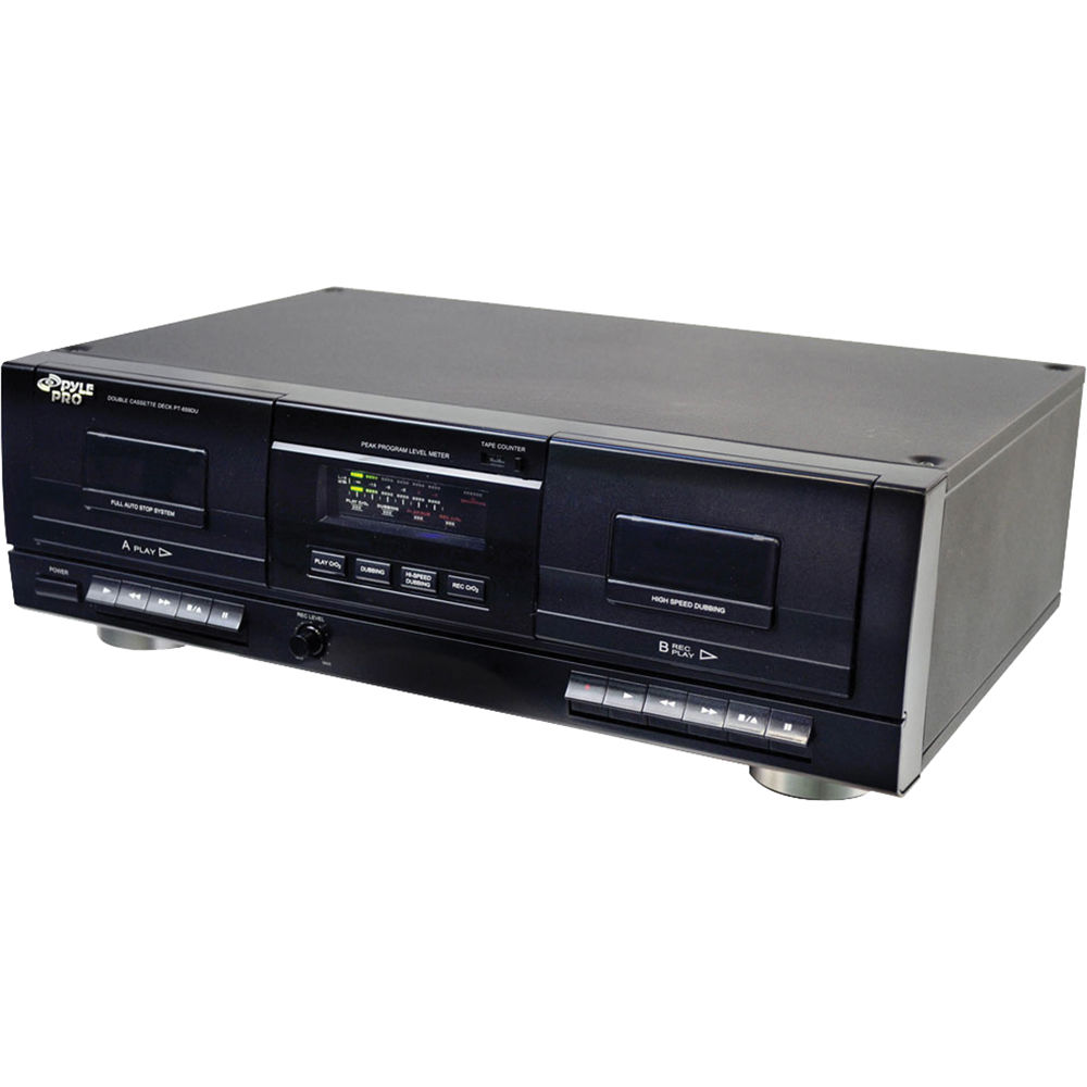 Pyle Pro Dual Cassette Deck with MP3 Converter PT659DU
Pyle Pro Dual Cassette Deck with MP3 Converter PT659DU
